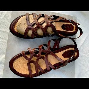 New BOC Born Concept slingback strappy flat sandal